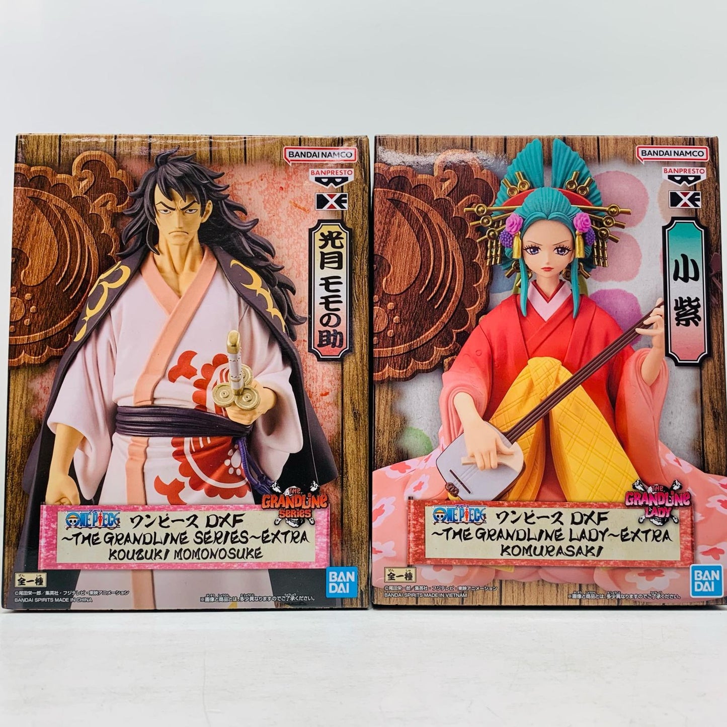 【中古】 THE GRAND LINE EXTRA ワンピース モモの助＆小紫【フィギュア】