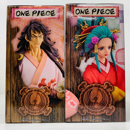 【中古】 THE GRAND LINE EXTRA ワンピース モモの助＆小紫【フィギュア】