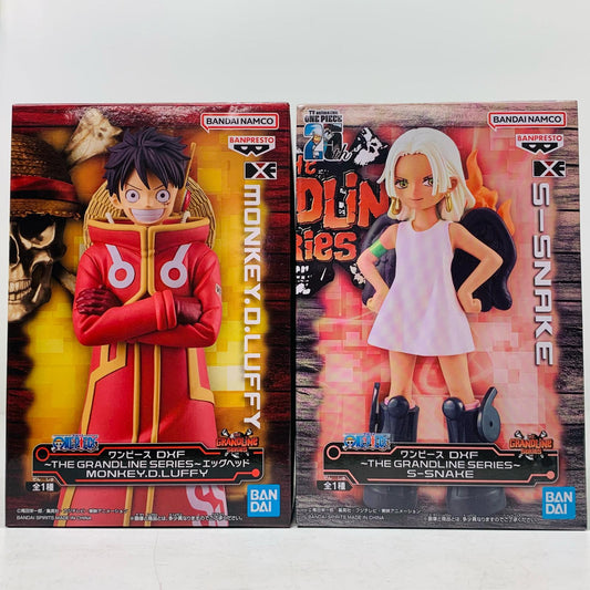 【中古】 THE GRAND LINE エッグヘッド ワンピース ルフィ＆S-シャーク【フィギュア】