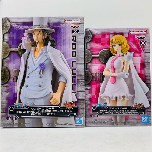 【中古】 THE GRAND LINE ワンピース ロブルッチ＆ゼロのステューシー【フィギュア】