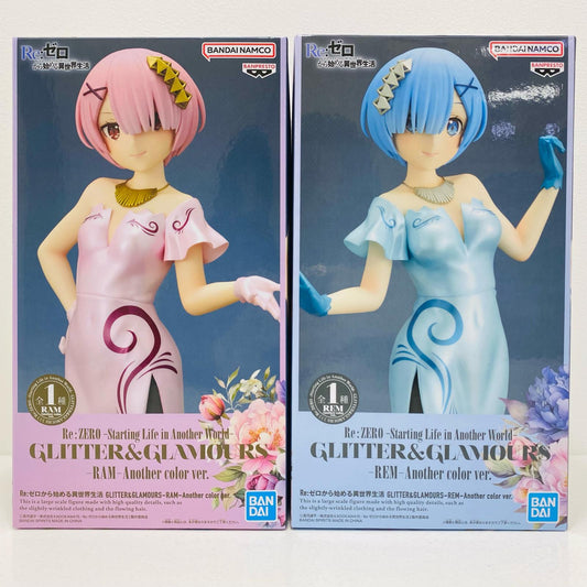 【中古】 GLITTER&GLAMOURUS Another color レム&ラム【フィギュア】