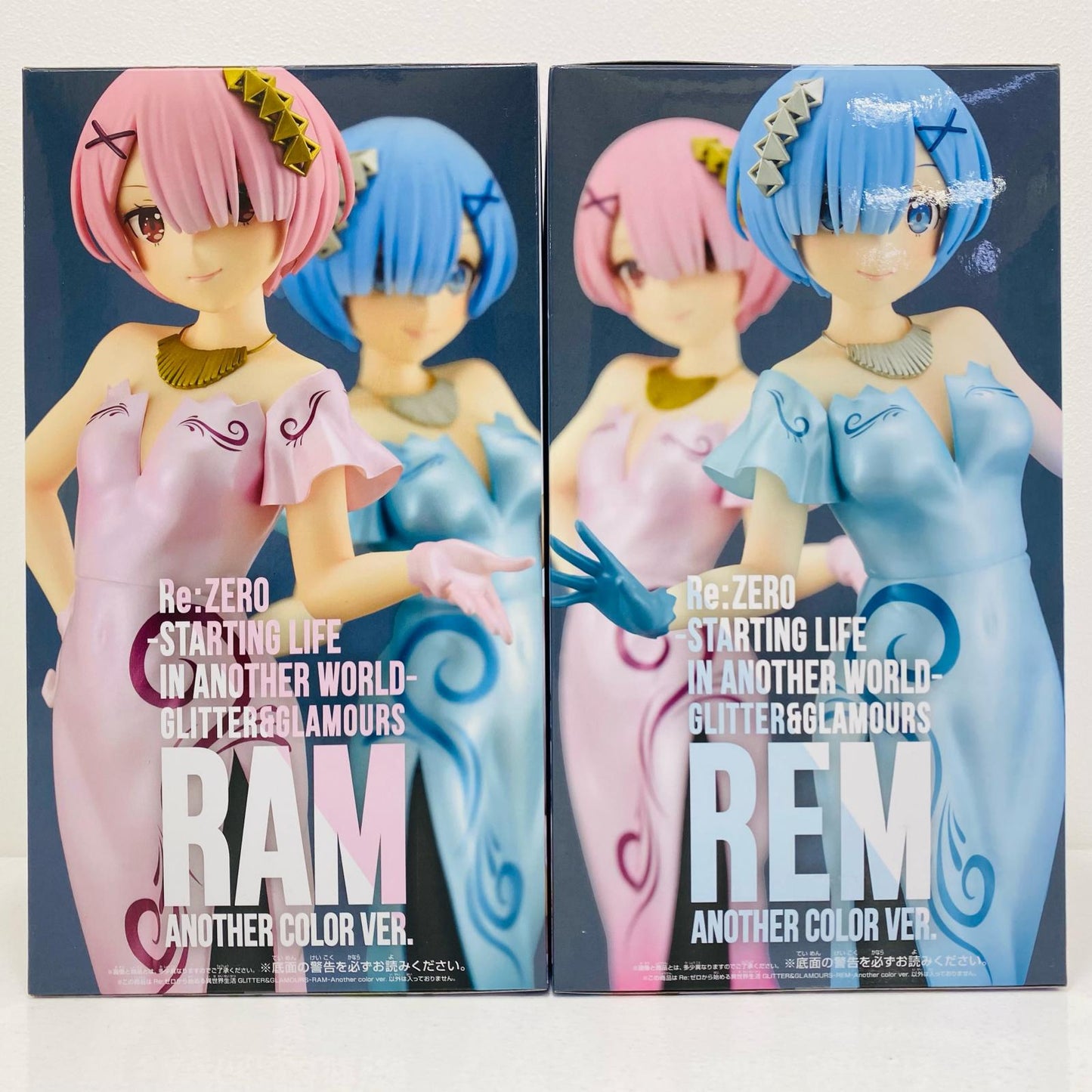 【中古】 GLITTER&GLAMOURUS Another color レム&ラム【フィギュア】