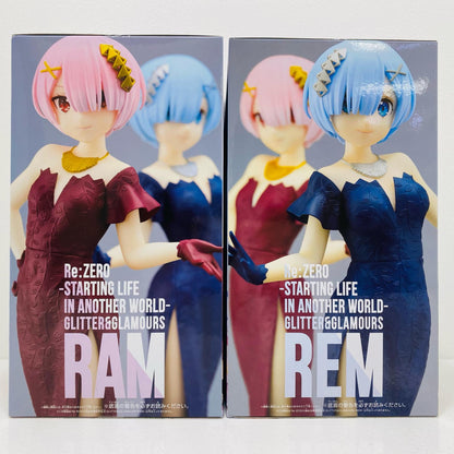 【中古】 GLITTER&GLAMOURUS レム&ラム【フィギュア】