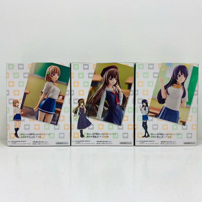 【中古】 幼なじみが絶対に負けないラブコメ フィギュア 桃坂真理愛 志田黒羽 可知白草 ３体セット【フィギュア】