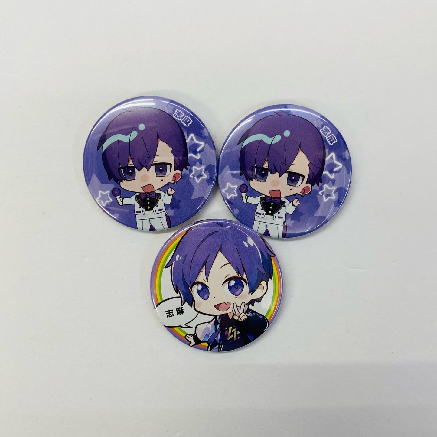 【中古】 志麻　RAINBOW　缶バッジ15個セット