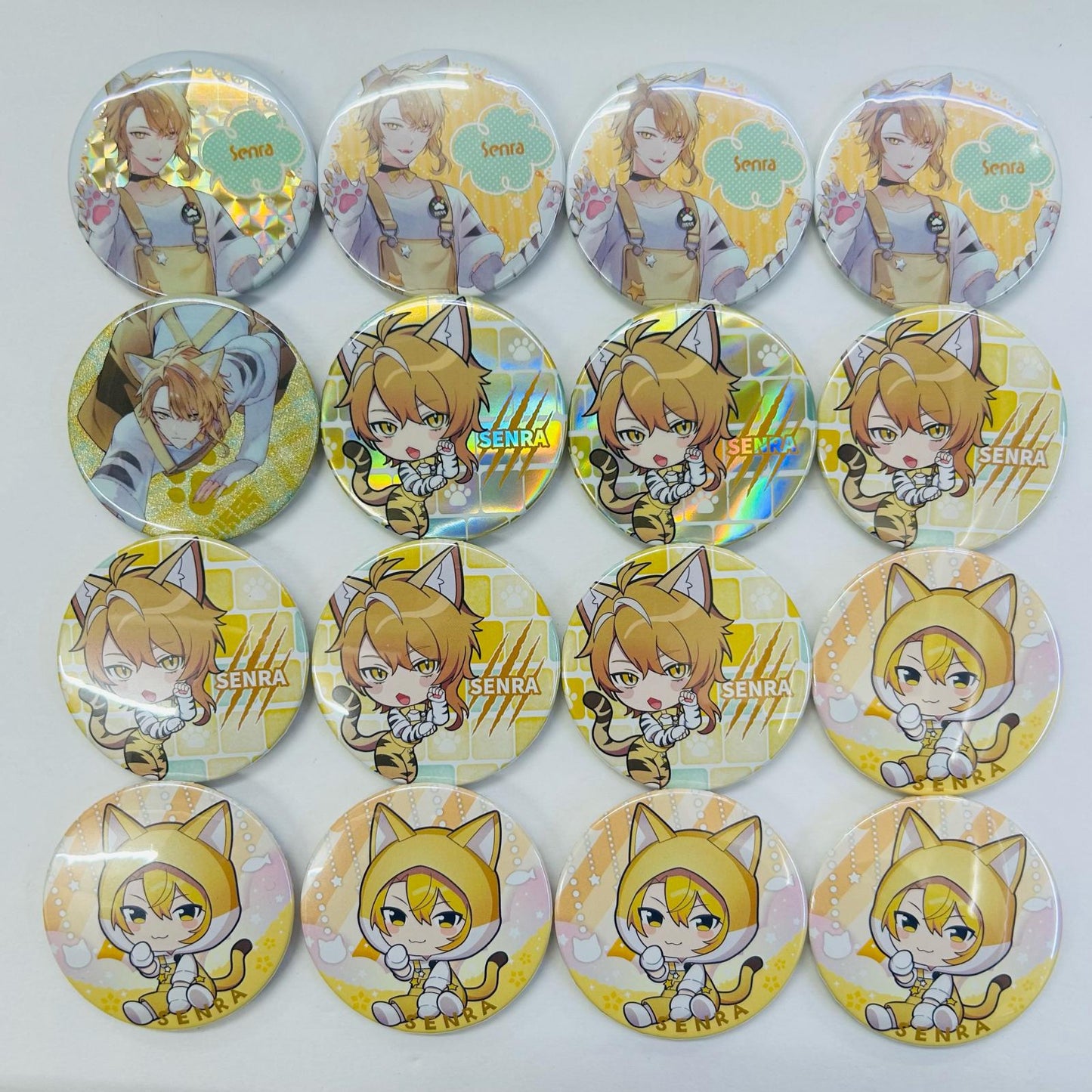 【中古】 2023年ハロパ センラ 缶バッジ16個セット