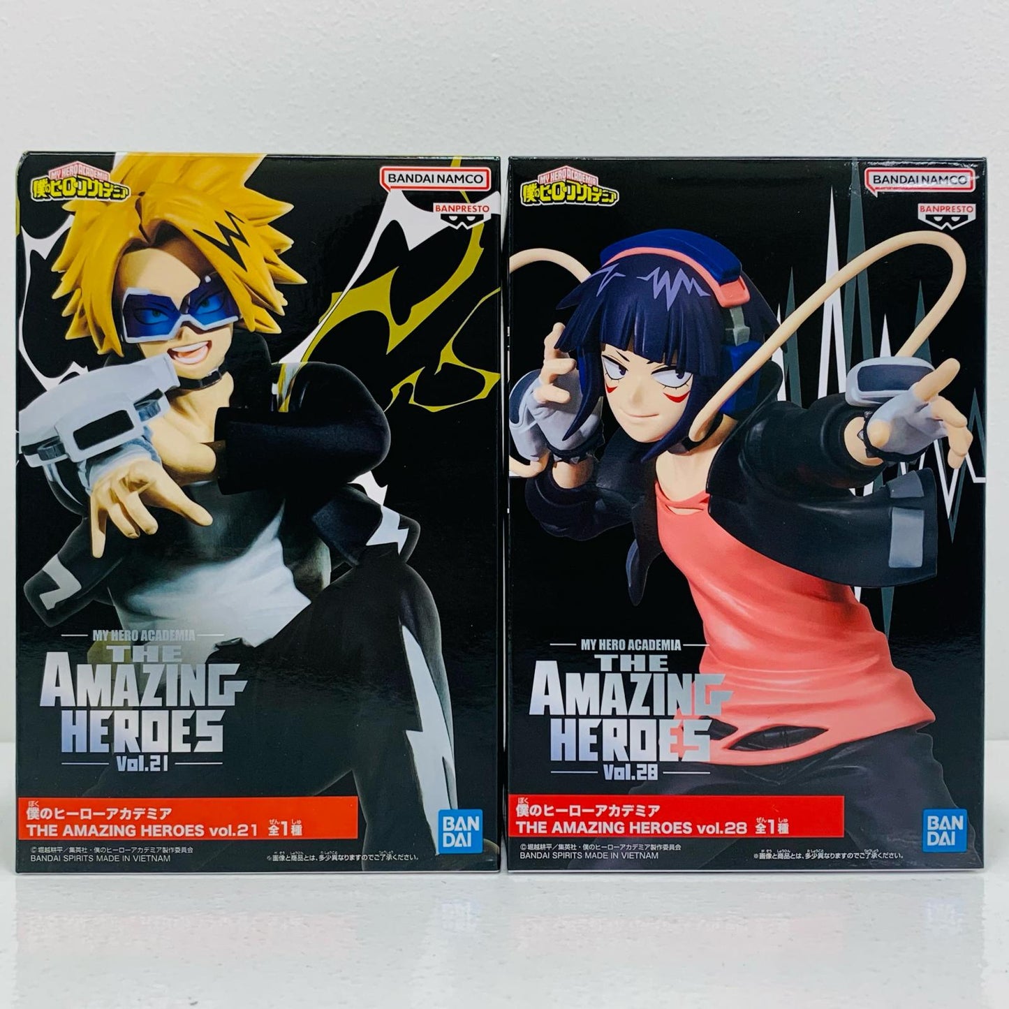 【中古】 僕のヒーローアカデミア フィギュア 上鳴電気＆耳朗響香 ２体セット THEAMAZINGHEROES ２体セット【フィギュア】