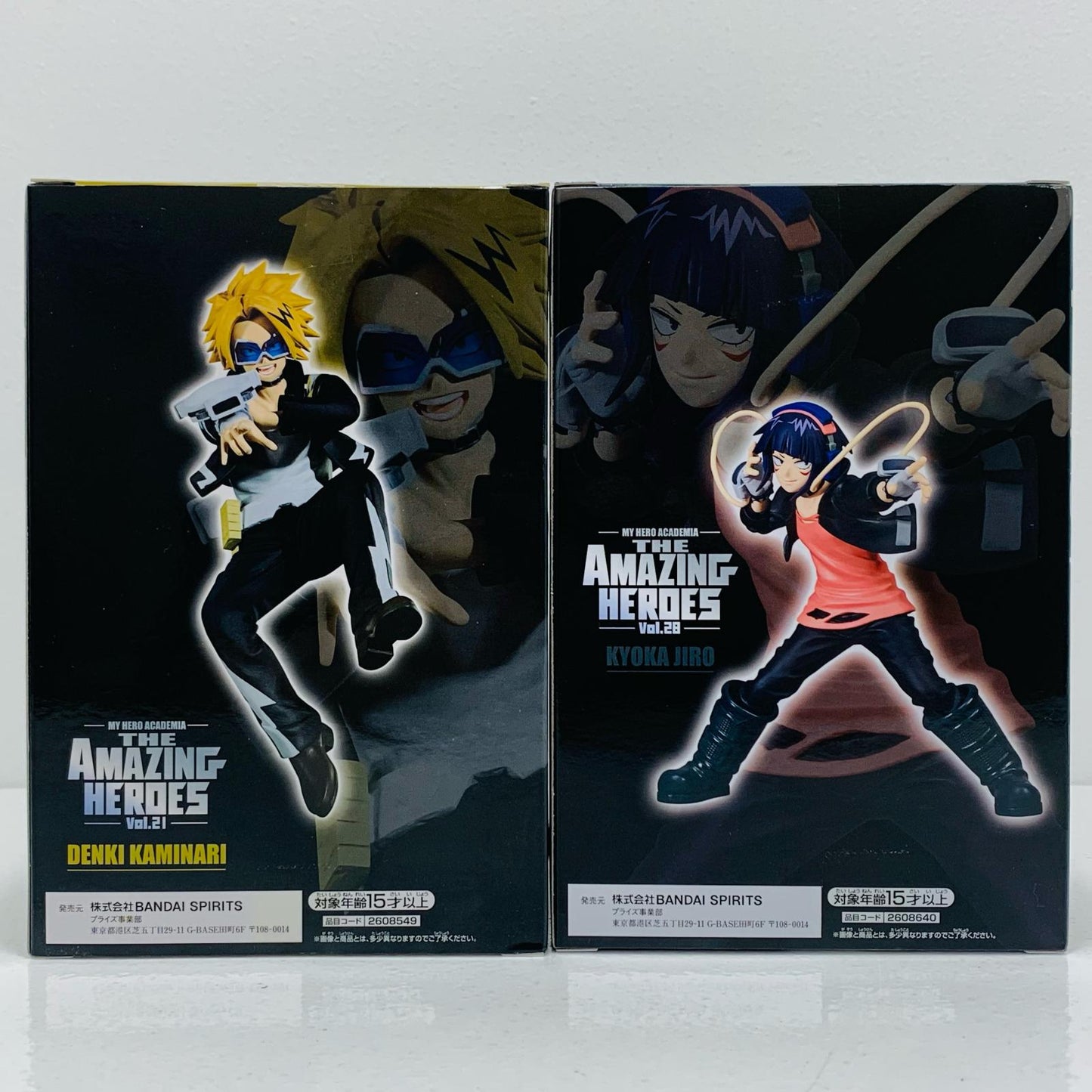 【中古】 僕のヒーローアカデミア フィギュア 上鳴電気＆耳朗響香 ２体セット THEAMAZINGHEROES ２体セット【フィギュア】