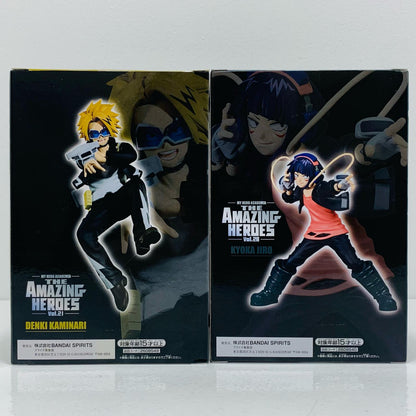 【中古】 僕のヒーローアカデミア フィギュア 上鳴電気＆耳朗響香 ２体セット THEAMAZINGHEROES ２体セット【フィギュア】