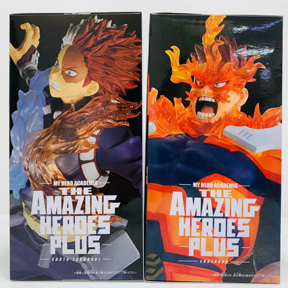 【中古】 THEAMAZINGHEROES エンデヴァー&轟焦凍 2体セット【フィギュア】