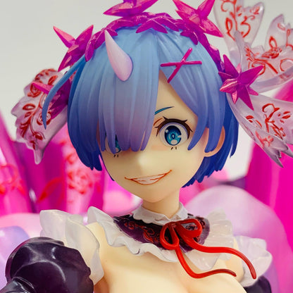 【中古】 Re：ゼロから始める異世界生活 フィギュア 鬼レム Crystal Dress Ver PVC製塗装済み完成品 1月7日【フィギュア】