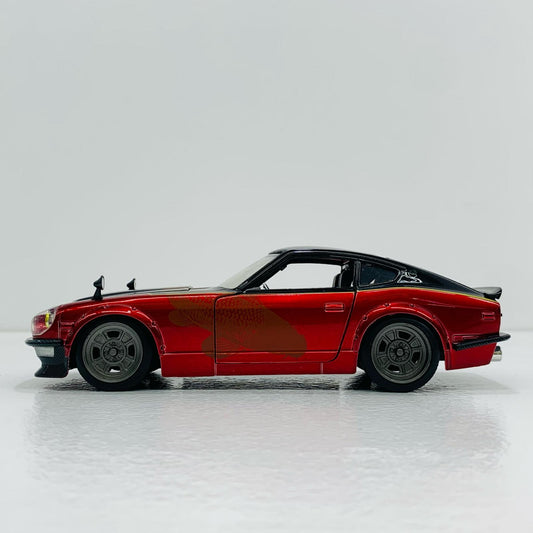 【中古】 1/24 F＆F X 1972 ダットサン 240Z(ダークレッド×ブラック×グラフィックス) 「ワイルド・スピードシリーズ」 [JADA34916]