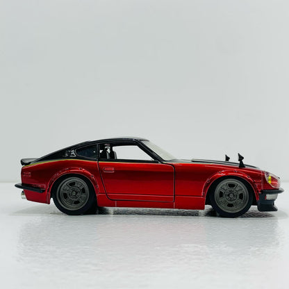 【中古】 1/24 F＆F X 1972 ダットサン 240Z(ダークレッド×ブラック×グラフィックス) 「ワイルド・スピードシリーズ」 [JADA34916]