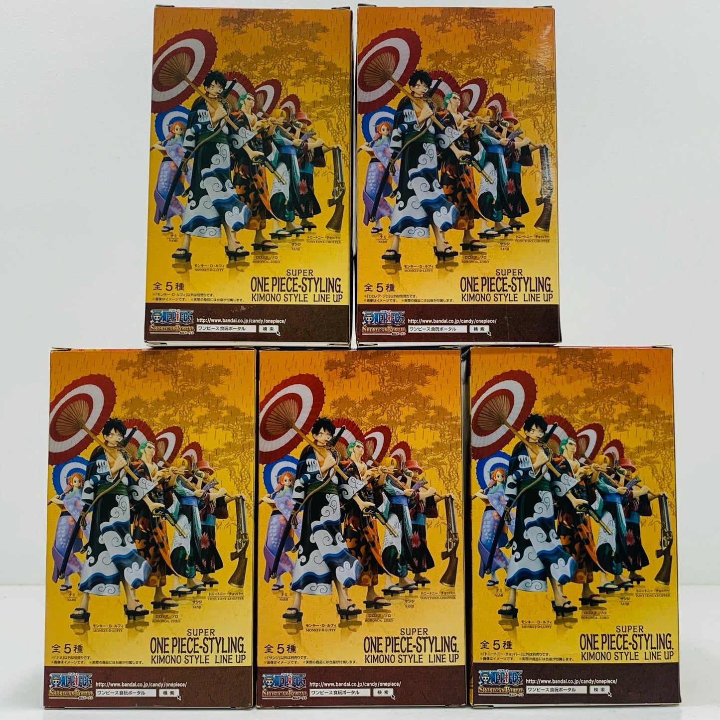 【中古】 全5種セット 超ワンピーススタイリングEX KIM【フィギュア】