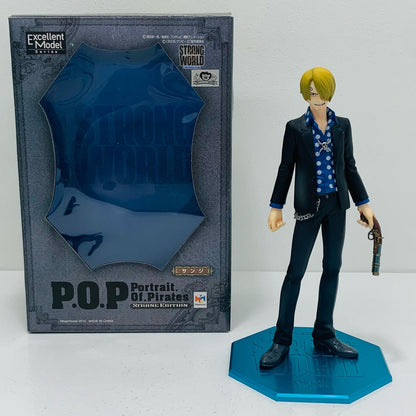【中古】 サンジ「ワンピースSTRONGWORLD」エクセレントモデルP.O.P“STRONGEDITION”【フィギュア】