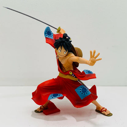 【中古】 THEBRUSH賞ルフィ(ブラシ彩色)フィギュア「BWFC造形王頂上決戦3/SUPERMASTERSTARSPIECE/THEMONKEY.D.LUFFY/アミューズメント一番くじワンピース」【フィギュア】