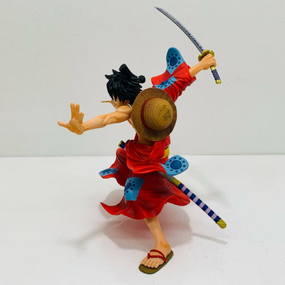 【中古】 THEBRUSH賞ルフィ(ブラシ彩色)フィギュア「BWFC造形王頂上決戦3/SUPERMASTERSTARSPIECE/THEMONKEY.D.LUFFY/アミューズメント一番くじワンピース」【フィギュア】