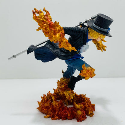 【中古】 ラストワン賞サボ-魂豪示像-メタリックカラーver.フィギュア「悪魔を宿す者達vol.2/一番くじワンピースEX」【フィギュア】