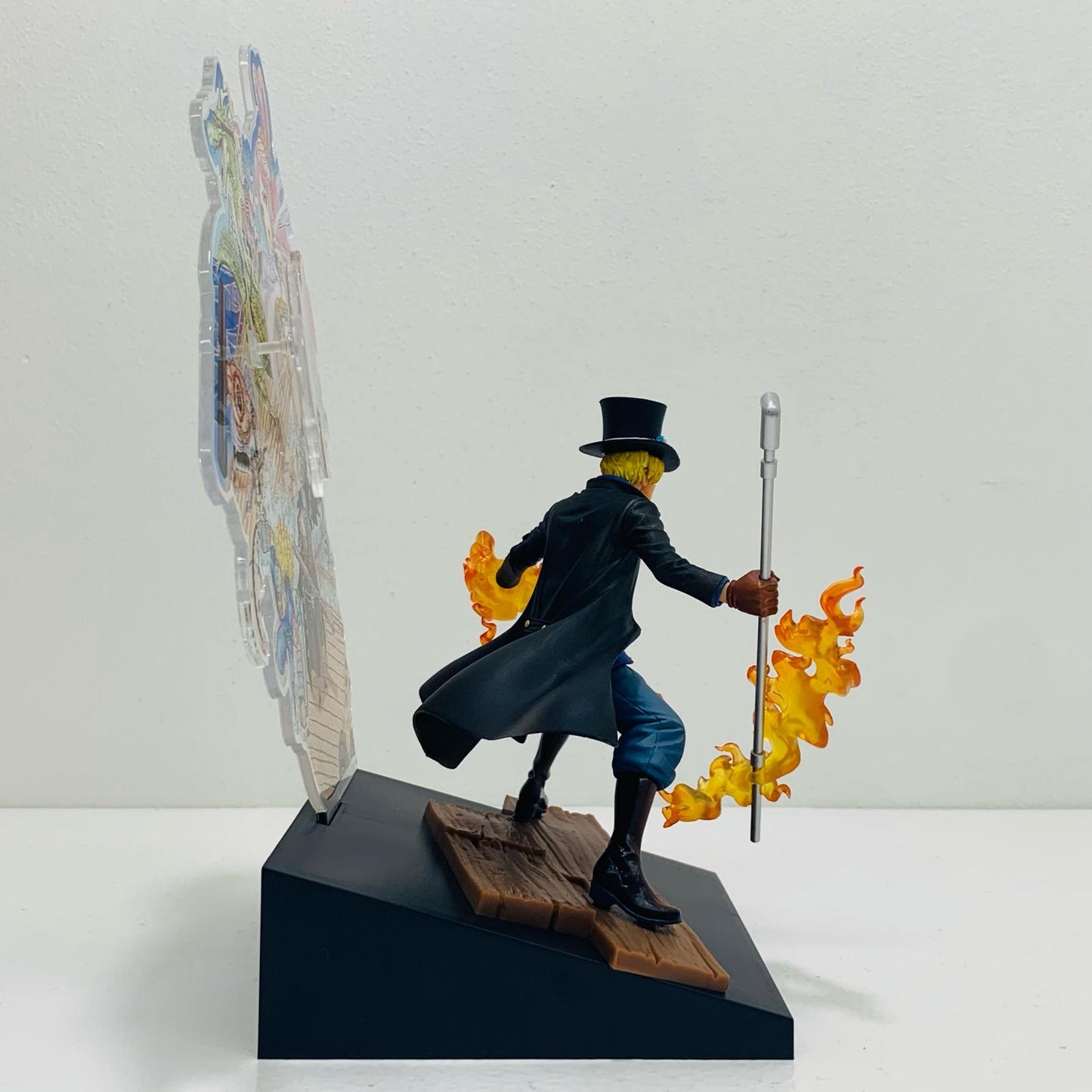 【中古】 F賞サボ大海賊百景フィギュア「WT100記念尾田栄一郎描き下ろし大海賊百景/一番くじワンピース」【フィギュア】