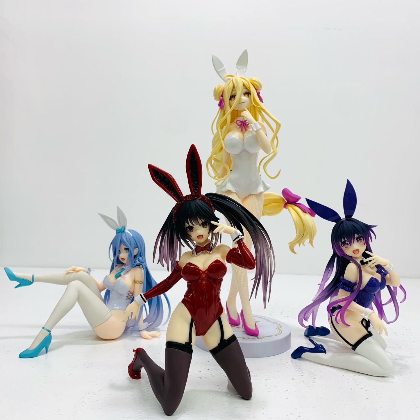 【中古】 デート・ア・ライブ バニー4体セット フィ【フィギュア】