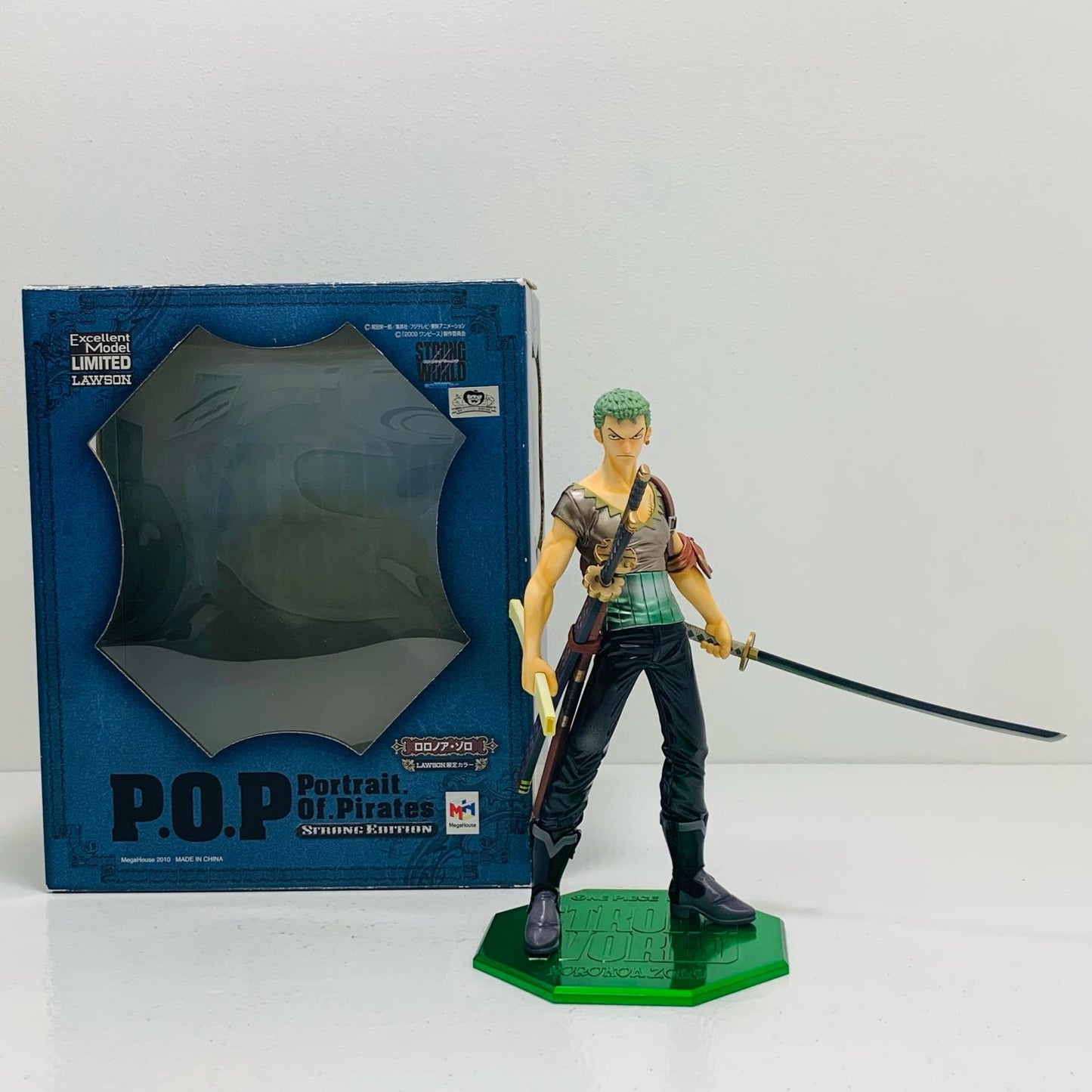 【中古】 ロロノア・ゾロローソン限定カラーExcellentModelLIMITED「ワンピース」P.O.P”STRONGEDITION”【フィギュア】