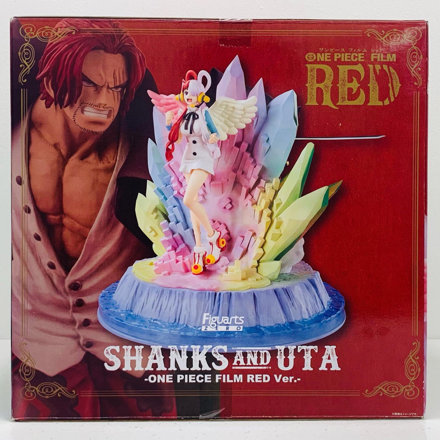 【中古】 フィギュアーツZERO[超激戦]シャンクス＆ウタ-ONEPIECEFILMREDVer.-「FILMRED/ワンピース」【フィギュア】