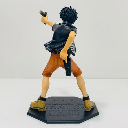 【中古】 モンキー・D・ルフィ三銃士Ver.「ワンピース」DOORPAINTINGCOLLECTIONFIGURE」1/7塗装済み完成品【フィギュア】