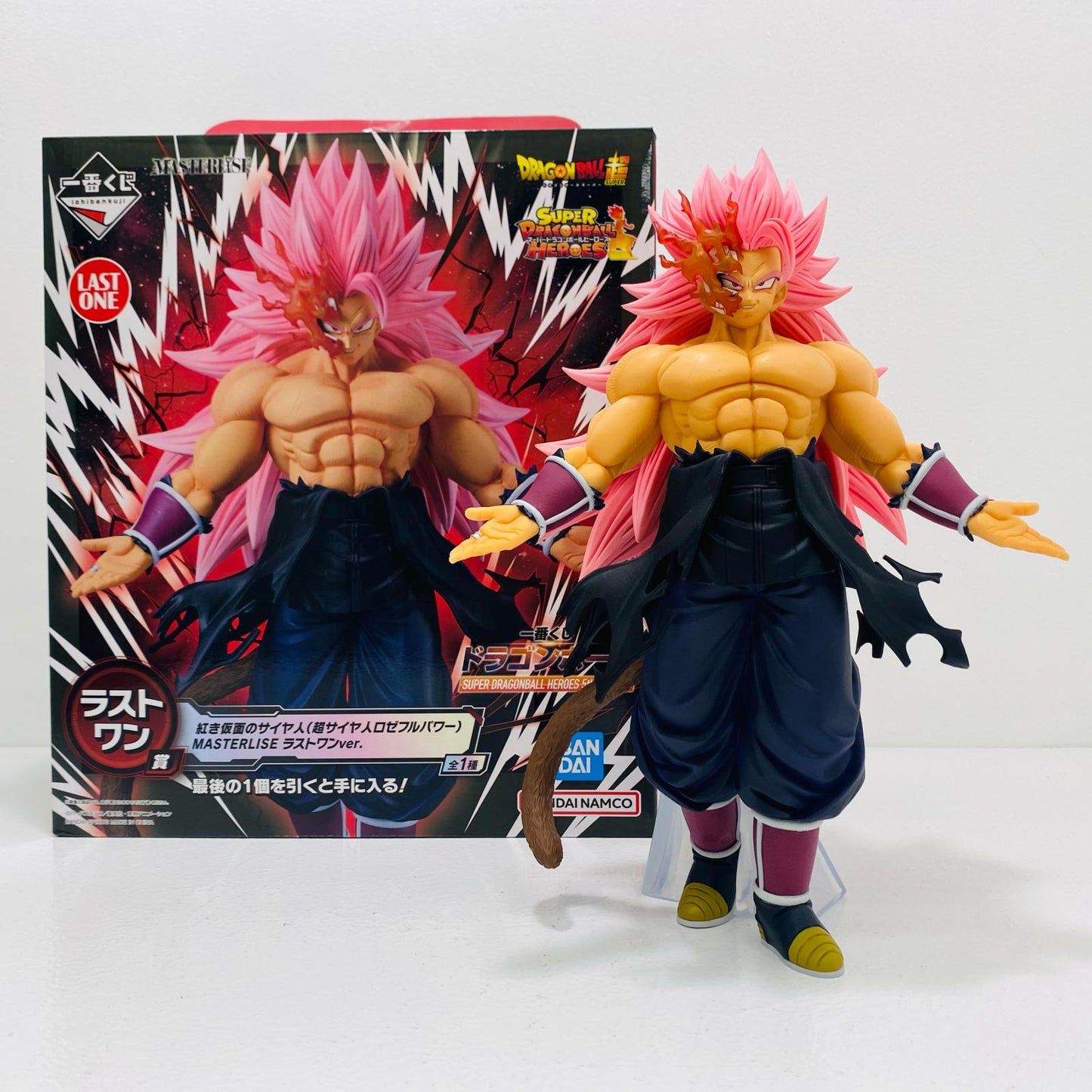 【中古】 'ラストワン賞/紅き仮面のサイヤ人(超サイヤ人ロゼフルパワー)ラストワンver.MASTERLISE「一番くじドラゴンボールSUPERDRAGONBALLHEROES5thMISSION」'【フィギュア】