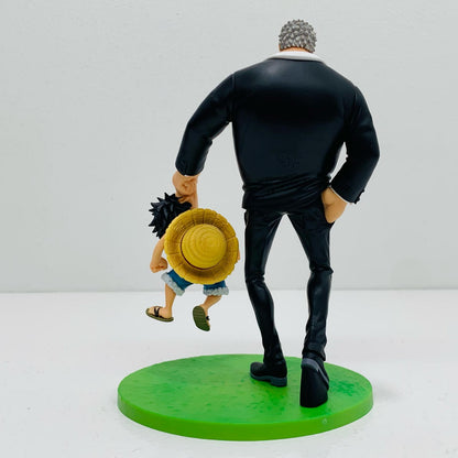 【中古】 'B賞RevibleMoment-ルフィ＆ガープ-「ROADTODAWN-冒険への軌跡-/一番くじワンピース」' ワンピース フィギュア RevibleMoment-ルフィ＆ガープ- 一番くじ B賞【フィギュア】【飾磨店】