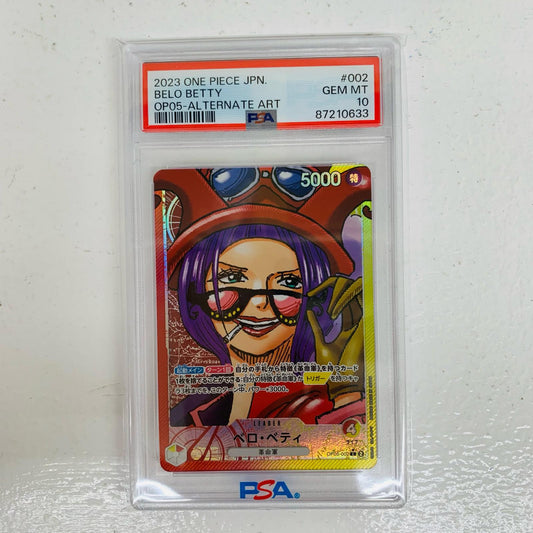 【中古】 PSA10 ベロ・ベティ パラレル （原作絵） LEG OP05-002【飾磨店】