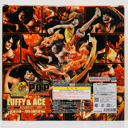【中古】 'ルフィ＆エース～兄弟の絆～20thLIMITEDVer.「ワンピース」P.O.P“NEO-MAXIMUM”メガトレショップ＆オンラインショップ限定' ワンピース フィギュア ルフィ＆エース 兄弟の絆 20thLIMITED ver. P.O.P P.O.P“NEO-MAXIMUM”メガトレショップ＆オンラインショップ限定【フィギュア】【飾磨店】