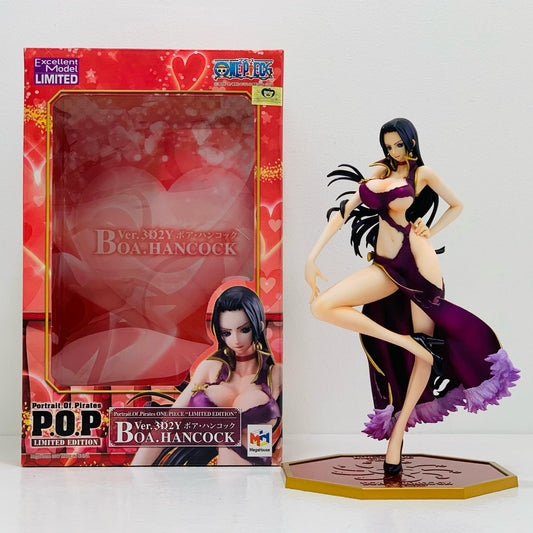【中古】 ボア・ハンコック Ver.3D2Y P.O.P ”LIMITEDEDITION” ワンピース フィギュア ボア・ハンコック P.O.P プレミアムバンダイ＆オンラインショップ限定【フィギュア】【飾磨店】