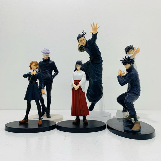 【中古】 呪術廻戦 フィギュア 夏油 五条 伏黒 乙骨 など プライズ 6体セット【フィギュア】【飾磨店】