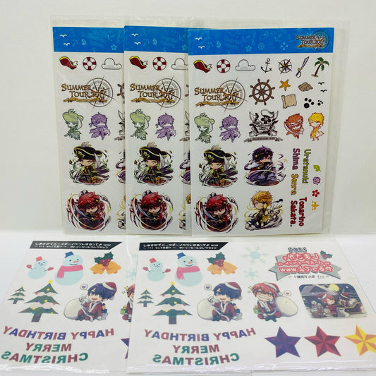 【中古】 その他ホビー 浦島坂田船ステッカー＆しまさかタトゥー ５枚セット LIVETOUR ５枚セット【飾磨店】