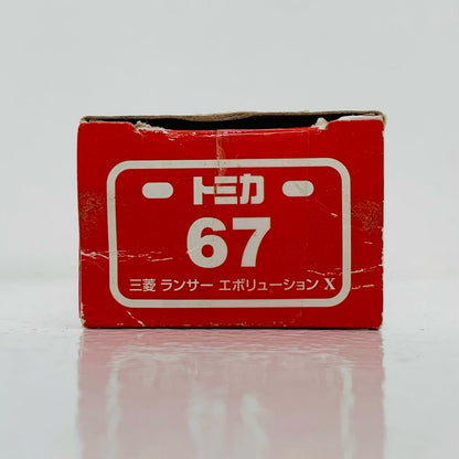 【中古】 '1/61三菱ランサーエボリューションX(レッド/赤箱/中国製)「トミカNo.67」'