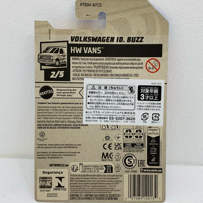 【中古】 1/64 VOLKSWAGEN ID.BUZZ(オレンジ×ホワイト) Hot Whe