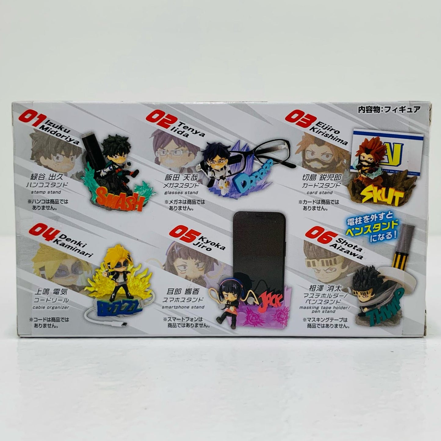 【中古】 3.飯田天哉(メガネスタンド) DesQ DESKTOP HEROES 2【フィギュア】