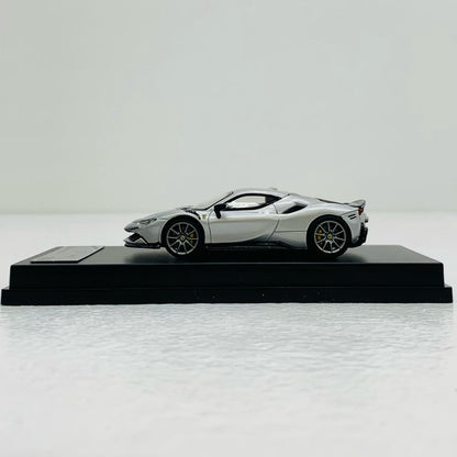 【中古】 SF90 NOVITEC (シルバー) 1/64 ミニカー