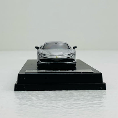 【中古】 SF90 NOVITEC (シルバー) 1/64 ミニカー