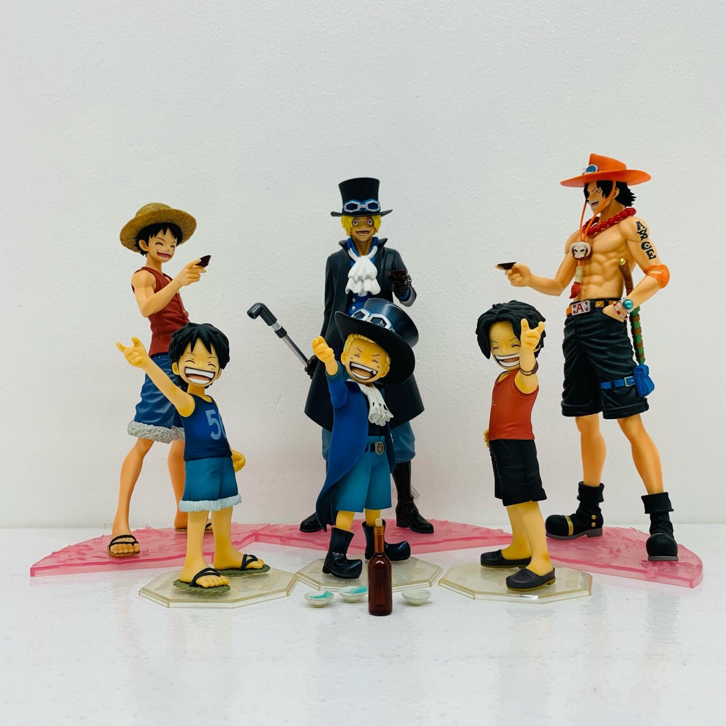 【中古】 三兄弟の絆 6体セット フィギュア ワンピース【フィギュア】