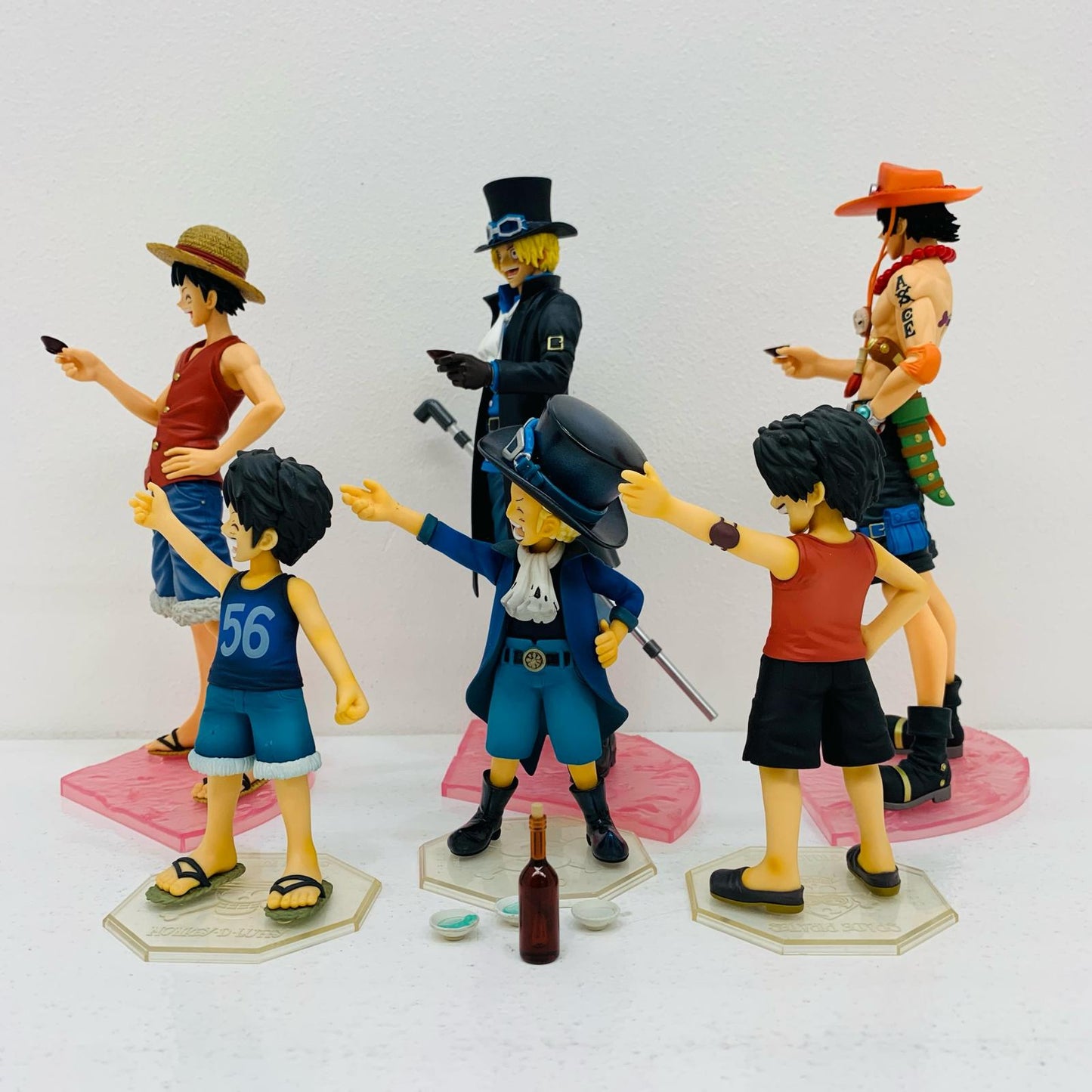 【中古】 三兄弟の絆 6体セット フィギュア ワンピース【フィギュア】