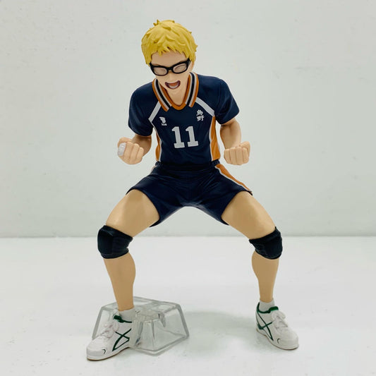 【中古】 '月島蛍フィギュア-たかがブロック一本たかが25点中の1点たかが部活「ハイキュー!!」' 【フィギュア】