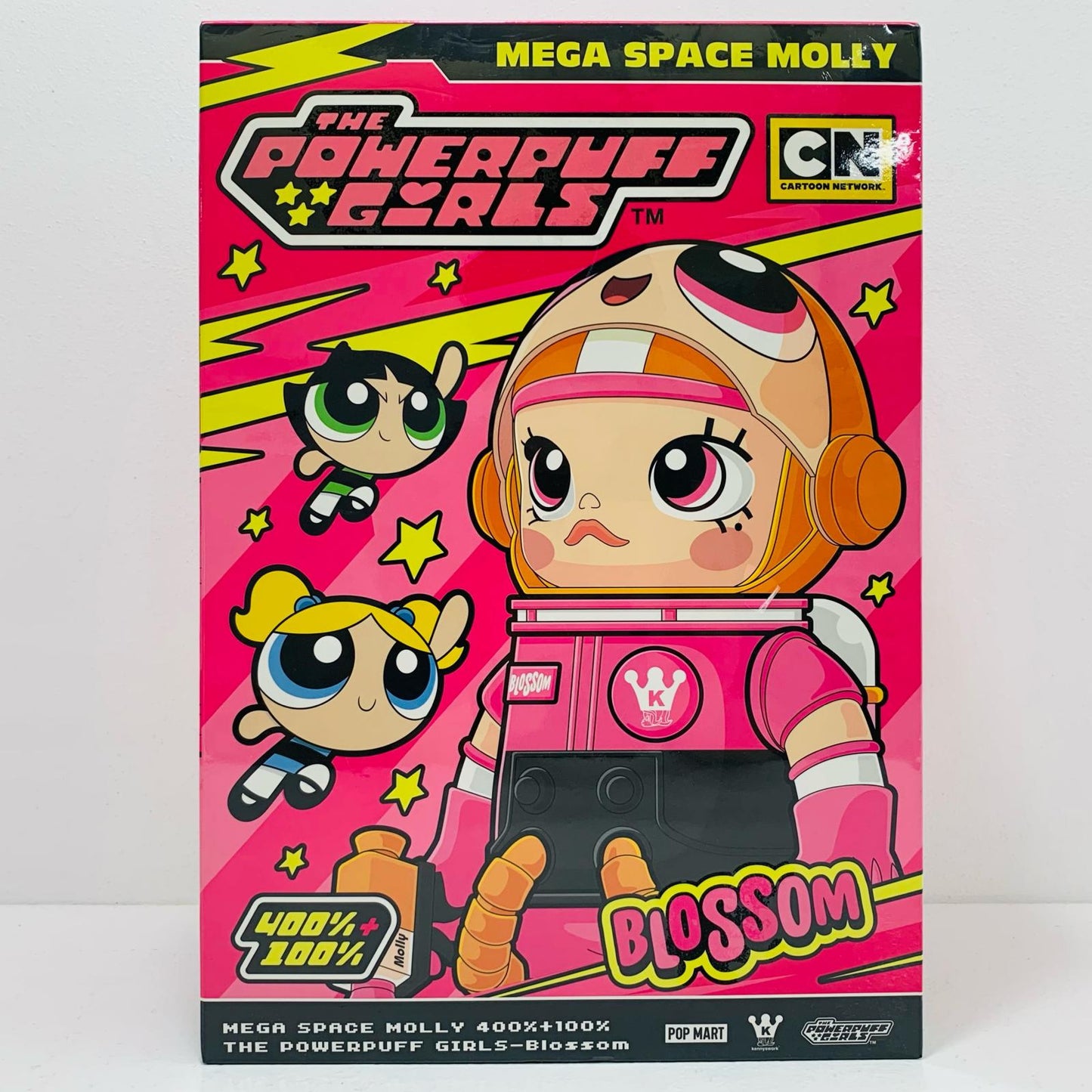【中古】 パワーパフガールズ MEGA 400％+100％ SPACE MOLLY THE POWERPUFF GIRLS-Blossom【フィギュア】