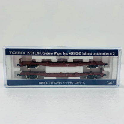 【中古】 コキ50000形 コンテナなし・2両セット 1/150 Nゲ