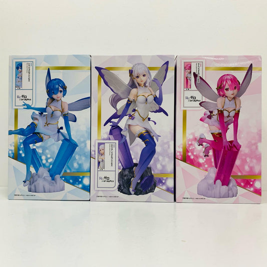 【中古】 ジュエルプリンセス～1/7スケールフィギュア「Re:ゼロから始める異世界生活」３体セット【フィギュア】