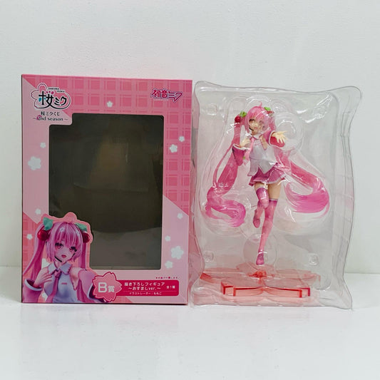 【中古】 '桜ミク～2ndseason～B賞描き下ろしフィギュア～おすましver.～「タイトーくじ本舗桜ミク2ndseason」'【フィギュア】