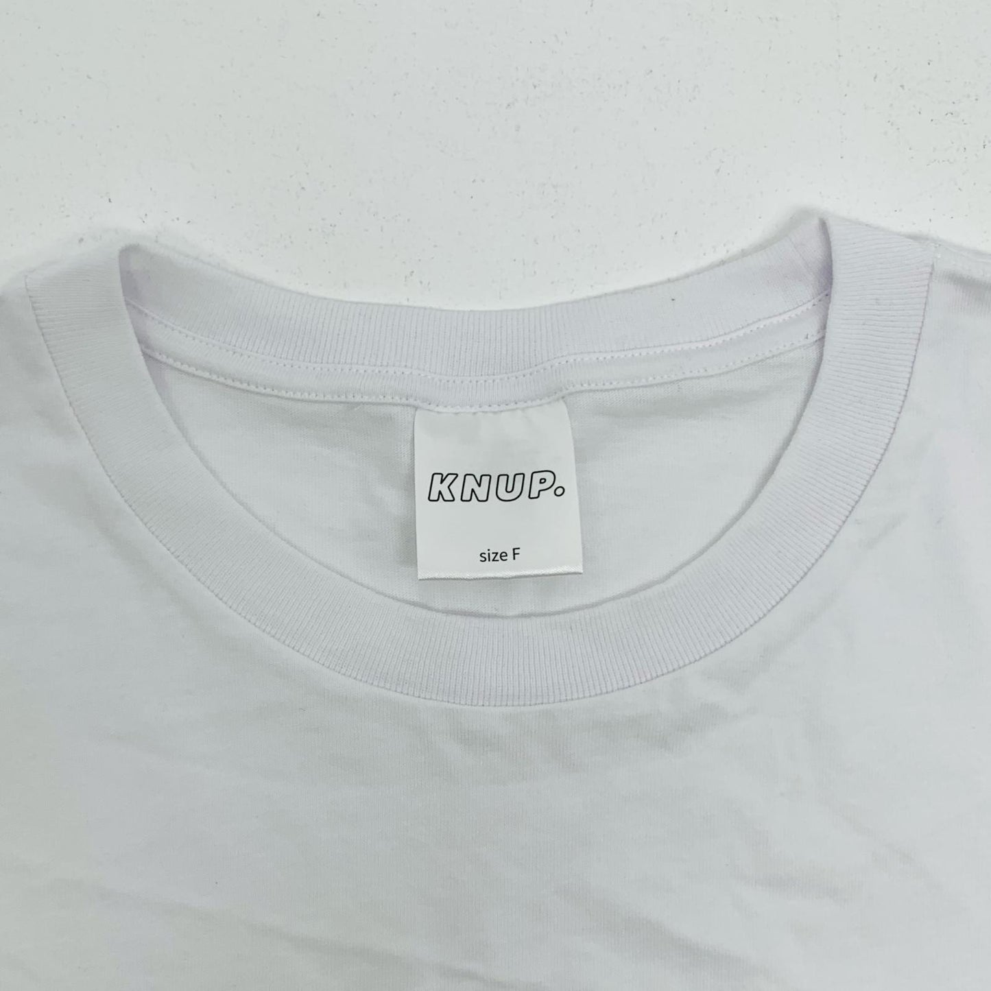 【中古】 天音かなた KNUP.Tシャツ ホワイト フリーサイズ