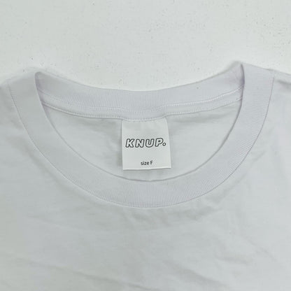 【中古】 天音かなた KNUP.Tシャツ ホワイト フリーサイズ