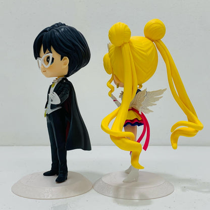 【中古】 Qposket タキシード仮面＆エターナルセーラームーン【フィギュア】