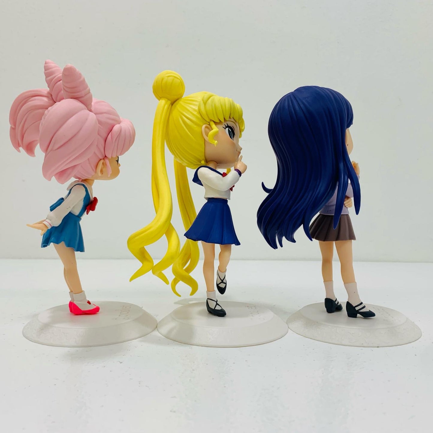 【中古】 Qposket 美少女戦士セーラームーン ３体セット(制服)【フィギュア】